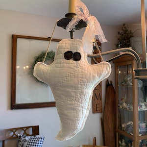 Handmade Stuffed Quilt Ghost