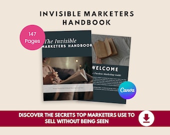 Onzichtbare marketinggids | Anonieme marketingstrategie pdf | Passief inkomen en online bedrijfsgroei | Handboek digitale marketing