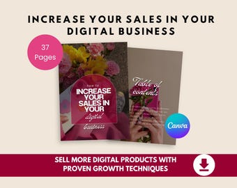Digital Product Sales Guide Etsy SEO Social Media and Marketing Strategy PDF