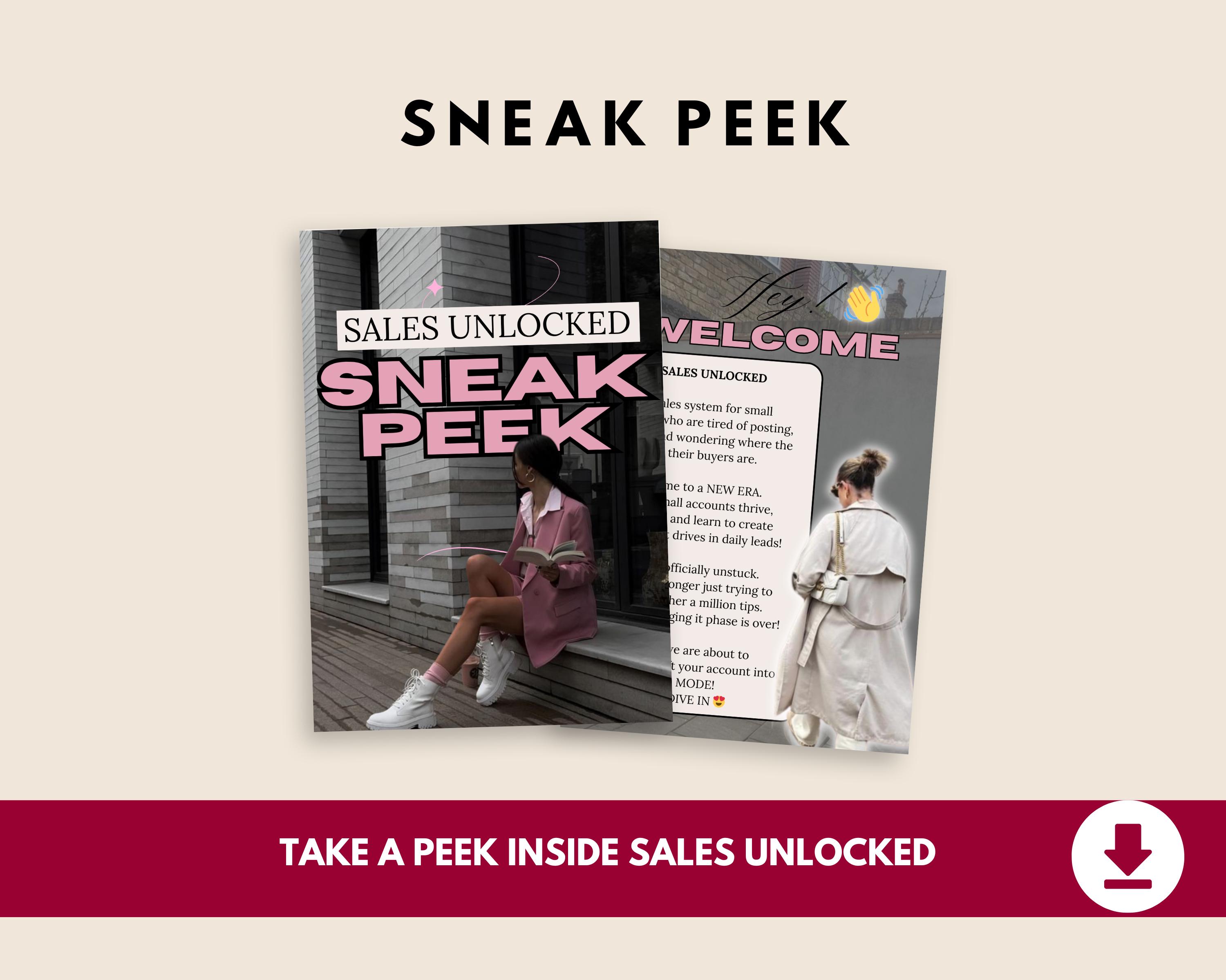Sales Unlocked Sneak Peek – Sales Strategy Preview for 