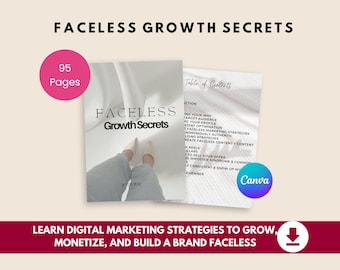 Faceless Growth Guide Content Strategy and Online Brand Building Blueprint