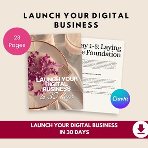 30-Day Business Launch Plan – Digital Startup Checklist and Step-by-Step Guide for Entrepreneurs