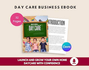 Guía de negocios de guarderías / Iniciar una guardería rentable en casa / Descarga digital