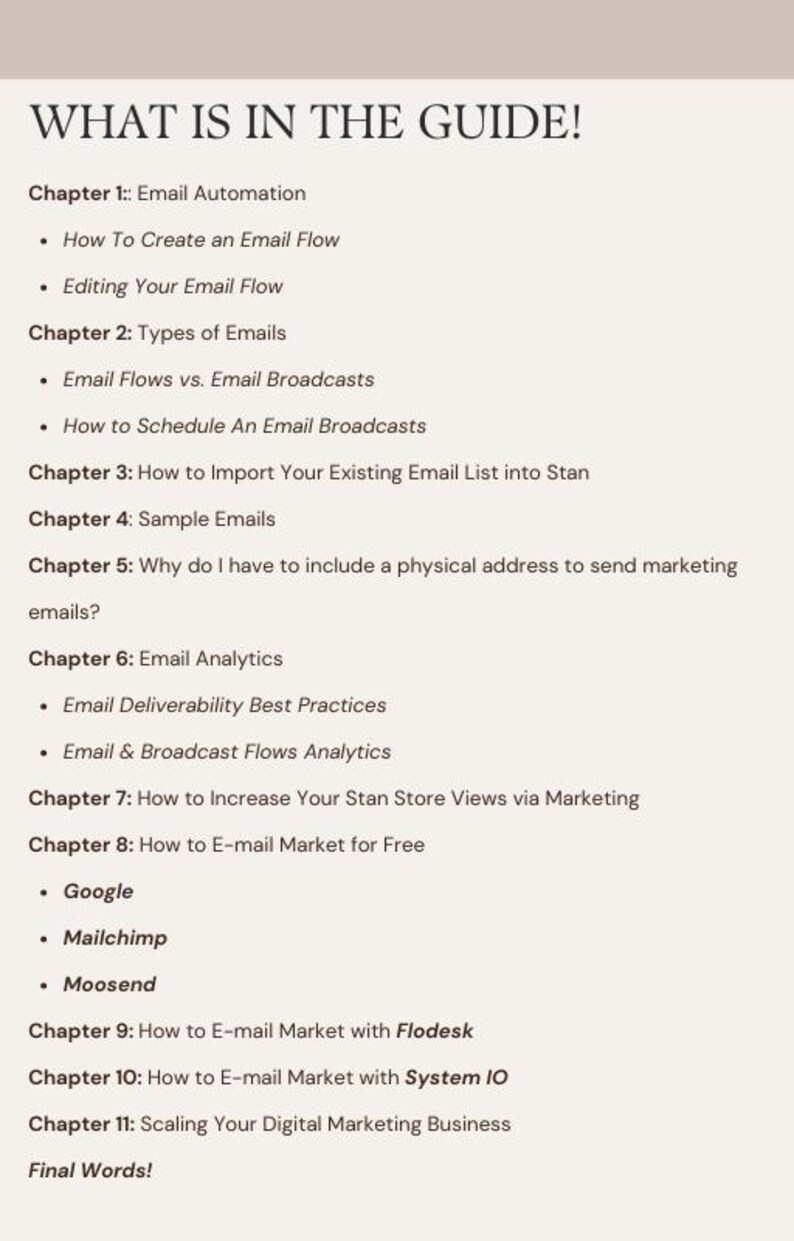 Email Marketing Playbook | Email Funnel Strategy, Automation & Sales System | Digital Marketing Guide image 4