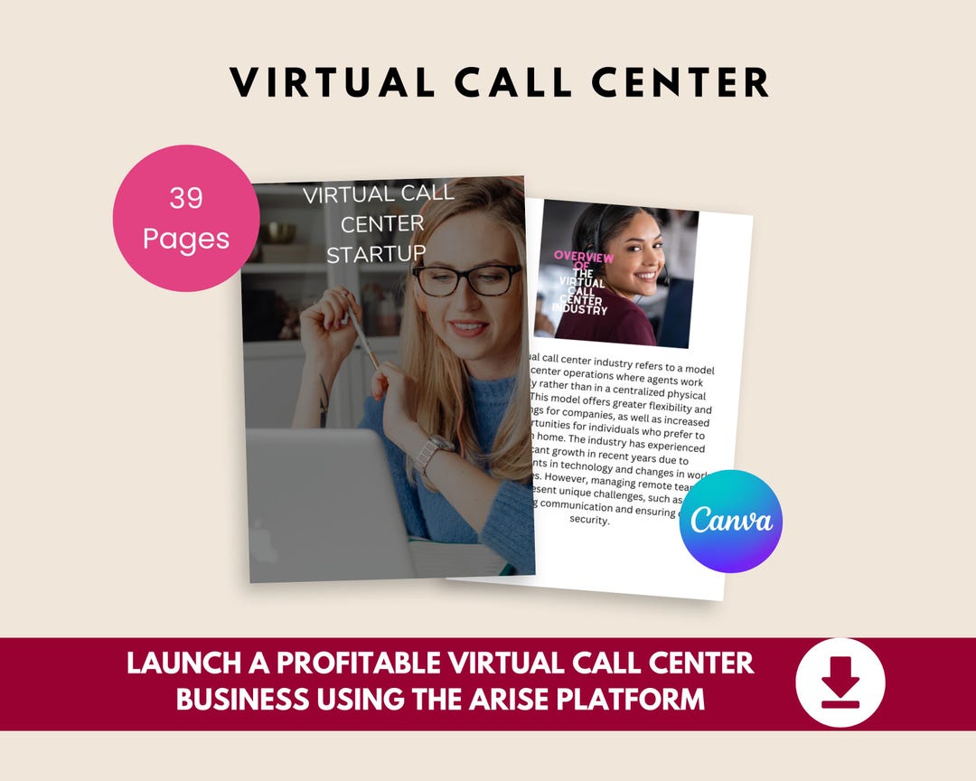 Virtual Call Center Guide Work From Home Customer Service Job Training ...