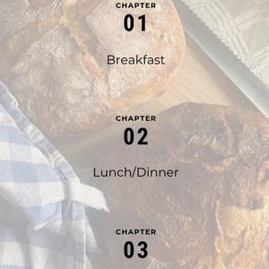Sourdough Recipe Book PDF | 60+ Starter & Discard Recipes | Bread, Muffins, Desserts, Meals | Digital Download Cookbook | PLR MRR image 4