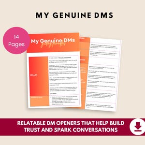 DM Sales Strategy Guide | Convert Conversations into Clients | Social Selling Made Simple (Digital Download)