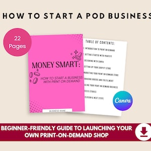 How To Start a POD Biz | Print on Demand Guide | Passive Income eBook