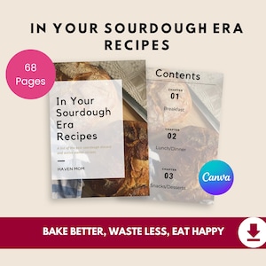 Sourdough Recipe Book: Ultimate Guide to Homemade Bread, Starter Tips, and Delicious Baking Recipes