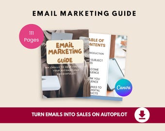 Email Marketing Templates 92 Done for You Emails and 100 Subject Lines PLR