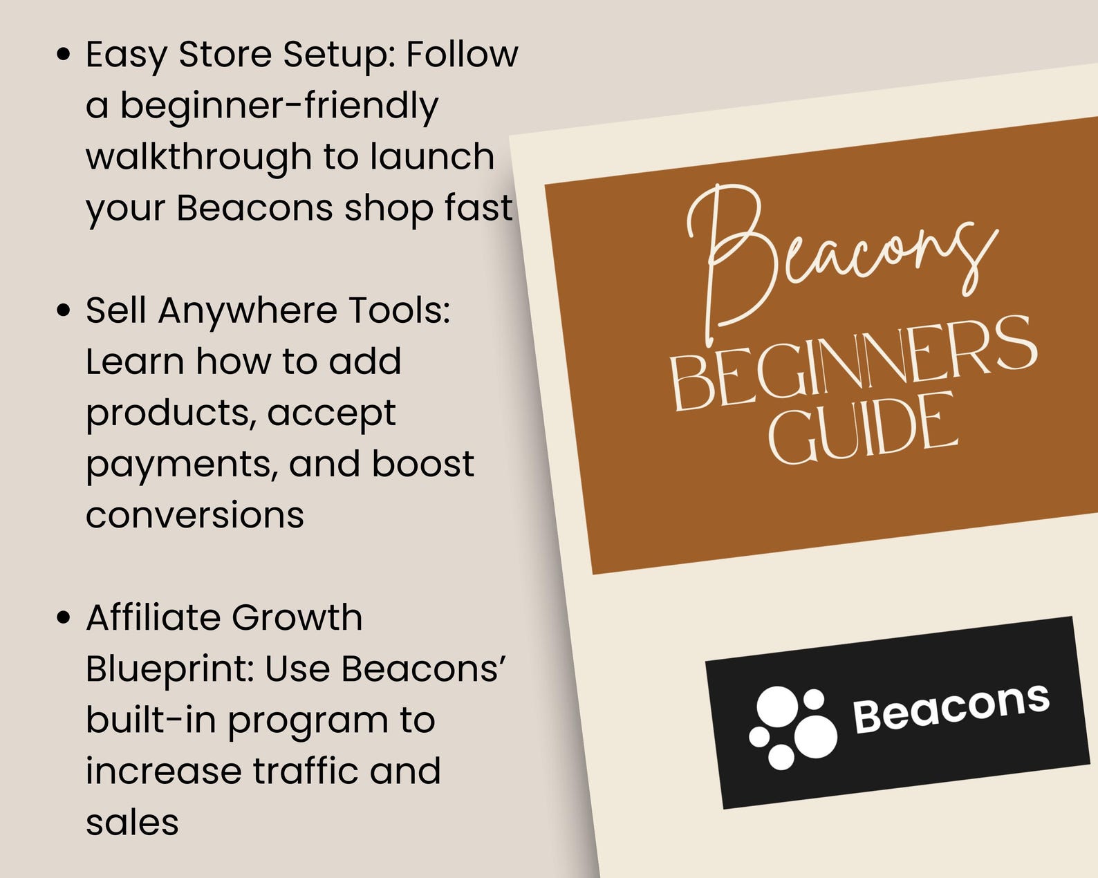 Beacons.ai Store Setup Guide: Sell Digital Products (digital Download ...