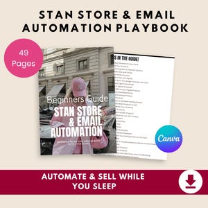 Stan Store Guide E-postautomation och säljtrattstrategi för kreatörer