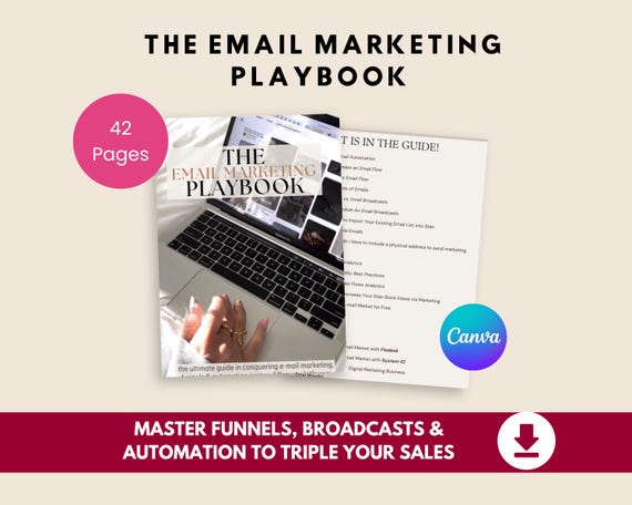 Email Marketing Playbook | Email Funnel Strategy, Automation & Sales System | Digital Marketing Guide