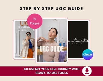 UGC Media Kit & Brand-Pitching-Toolkit | Landen Sie hochbezahlte Markenangebote mit Vertrauen