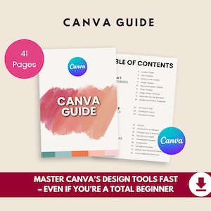 Canva Design Mastery Guide | Pro Tips, Tools & Shortcuts | Digital Download + PLR