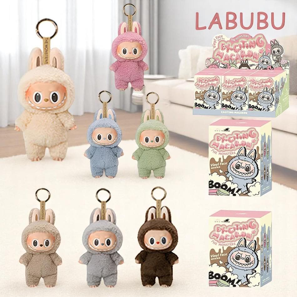 Labubu The Monsters V3 Big Into Energy Plush Doll Keychain