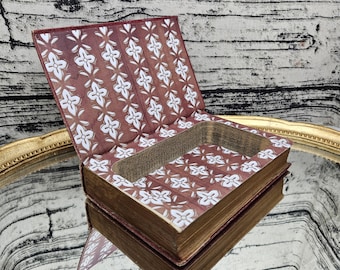 Vintage Hollow Book Safe The Auction Block Secret Compartment