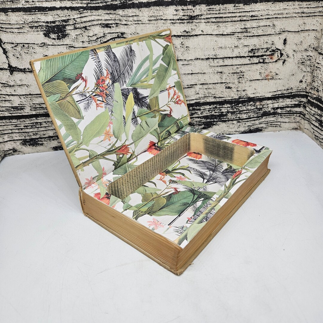 Return to Paradise James Michener Keepsake Box Hollow Book Safe Vintage