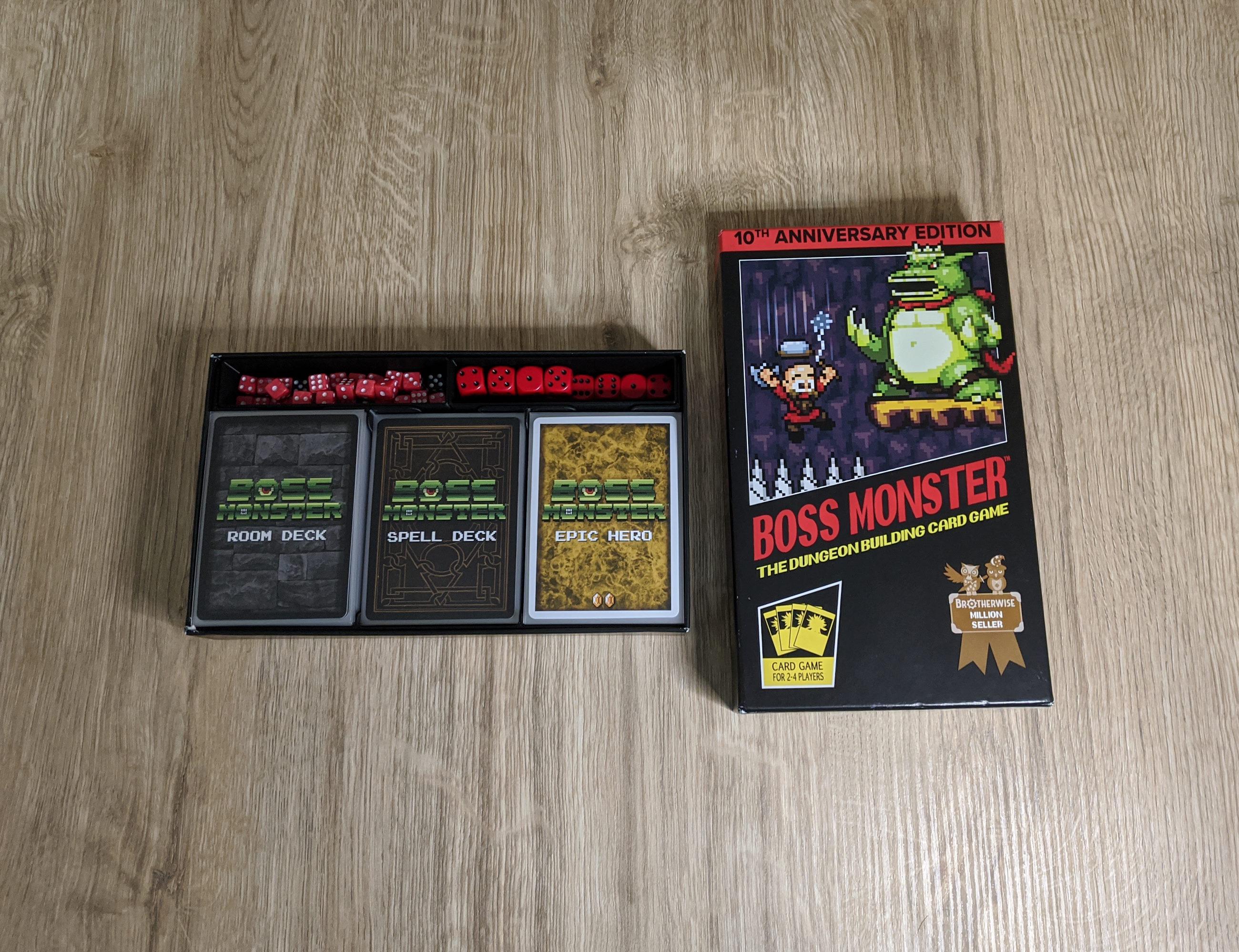 Boss Monster Organizer Insert - Supports Sleeved Cards, Token Trays - Etsy