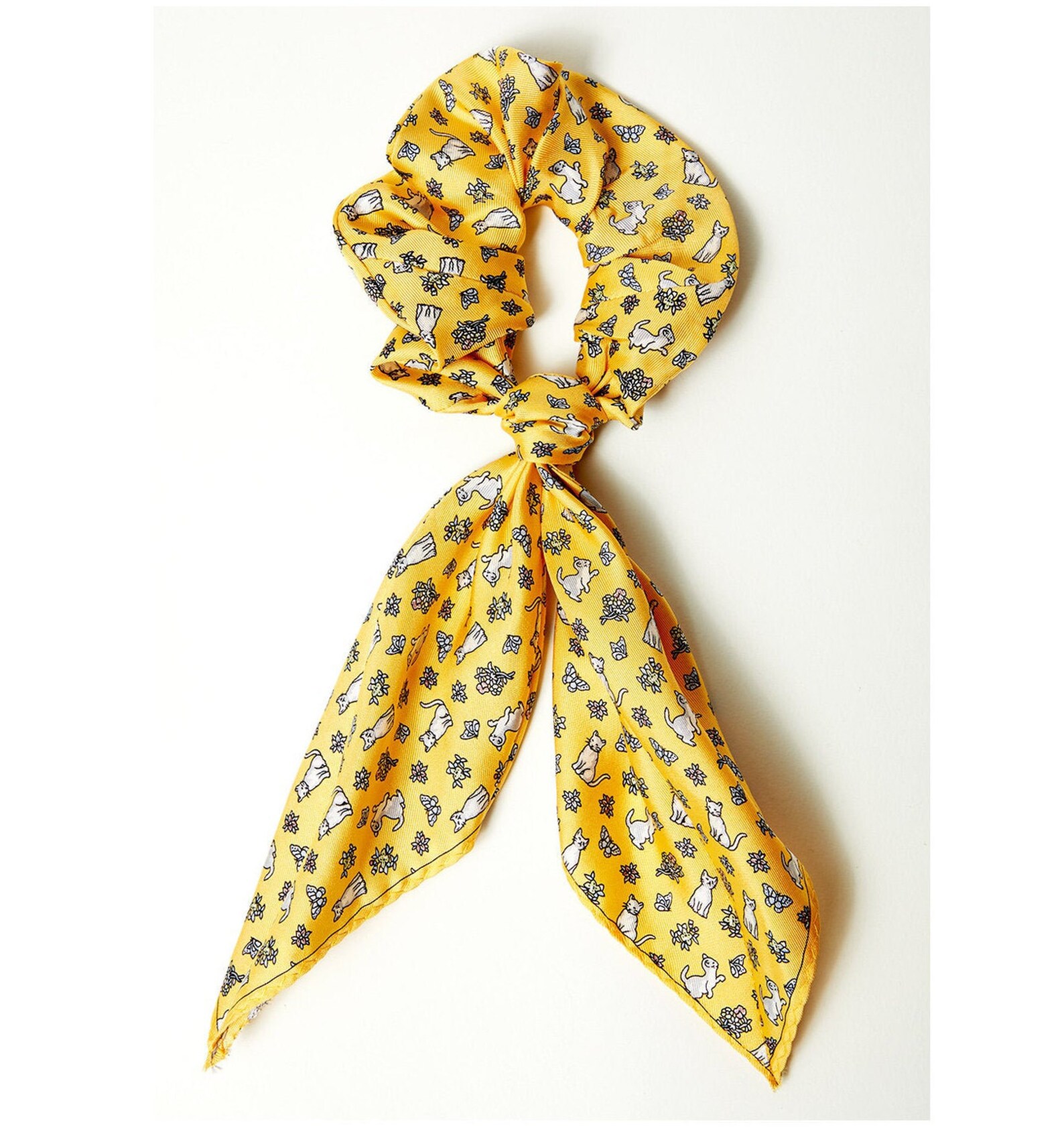 SCRUNCHIE WITH TIE FELINE FOLKLORE