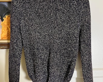 Suéter de punto vintage Jeanne Pierre de los años 70, estilo "belleza con problemas de discoteca".