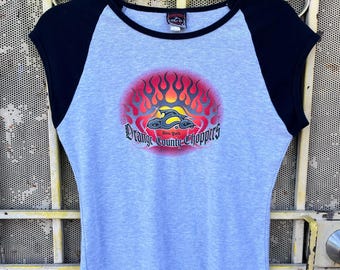 Camiseta babydoll vintage Y2K de Orange County Choppers, talla pequeña