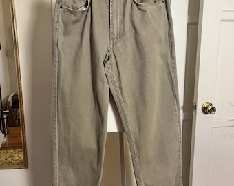 Vintage 90’s Khaki Jeans Sz 32x30