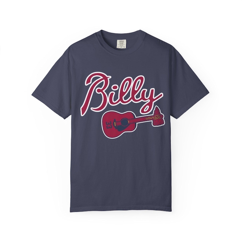 Billy Strings Vintage Style Braves T-Shirt, Unisex Music Tee, Guitar Lover Gift, Concert Apparel, Casual Wear, Festival Clothing image 1