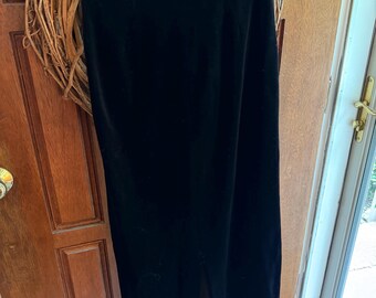 Vintage Long Velvet Skirt size 2