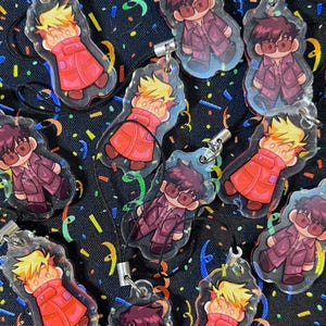 Vash and Wolfwood Phone Charms