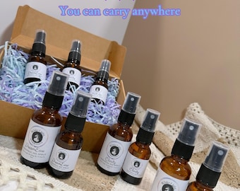 Spray di oli essenziali, set di spray di oli essenziali, oli Young Living puri al 100%, regalo di aromaterapia naturale, regalo di spray di oli essenziali