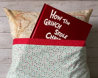 reading pillow cover
