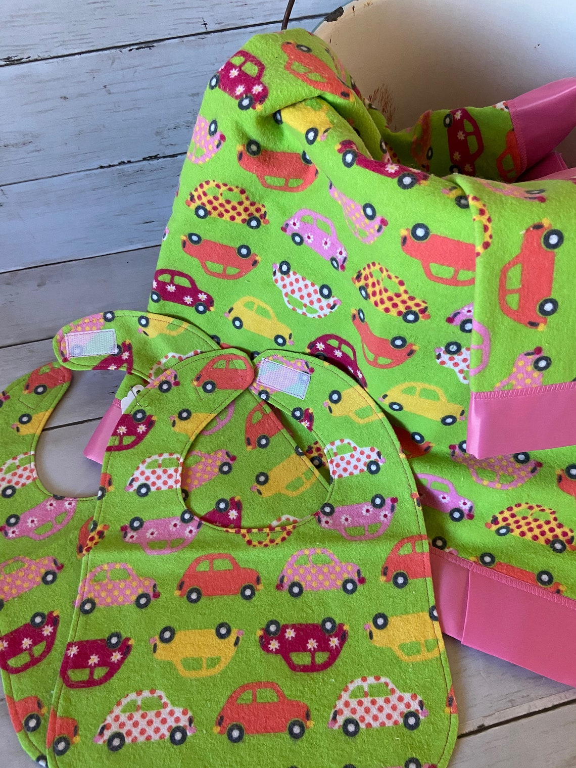 Love Bug Baby Blanket 4 Piece Set Blanket Dragalong & 2 Etsy UK