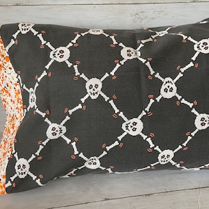 Halloween Pillow Case: Dancing Skeletons, Standard Size