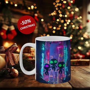 The Powerpuff Girls, 3D Mugs, Ceramic Mug, 11oz, Broken Effects, Cartoon Coffee Cup, Cartoon Character Mug, Unique Gift for Fans, Birthday