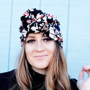 the Top Knot Turban Style Headwrap PDF Pattern