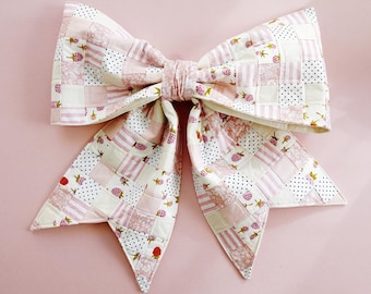 Giant Patchwork Bow PDF Pattern
