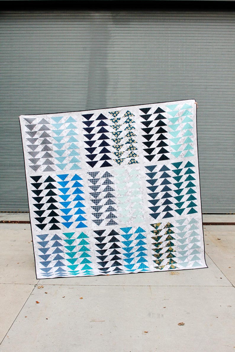 FAT QUARTER Flying Geese Quilt Pattern PDF - Etsy