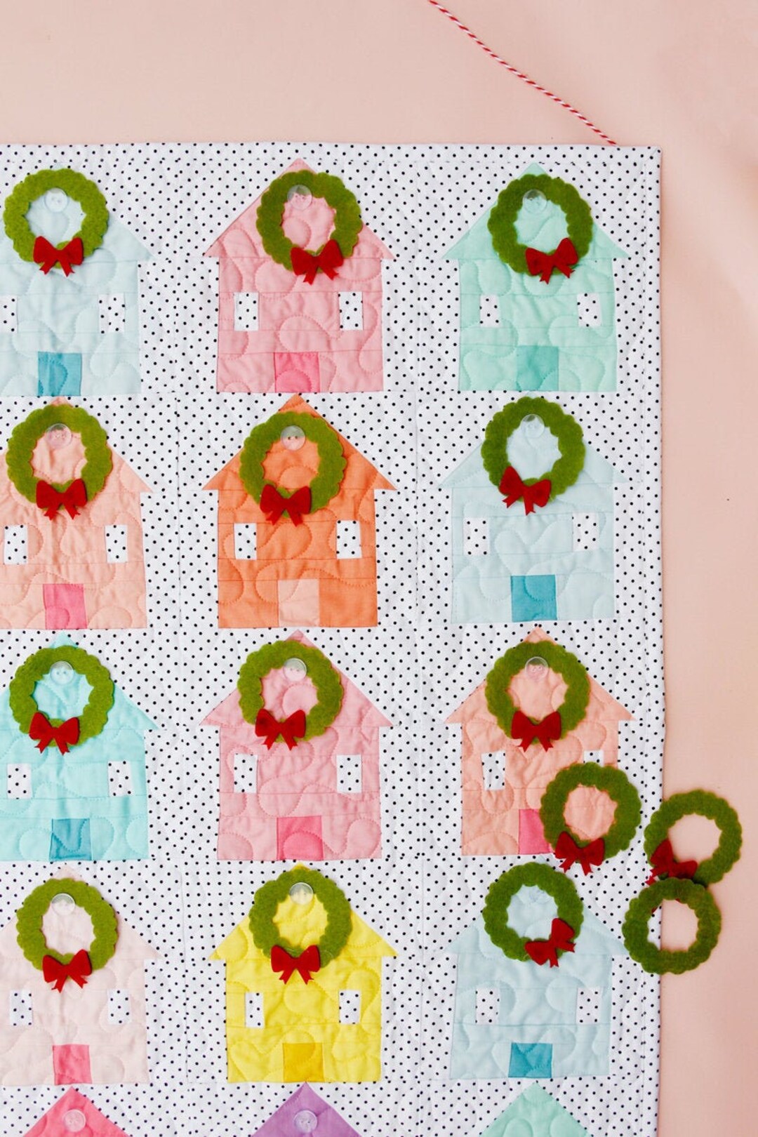 The Christmas Village Quilt PDF Pattern - Etsy