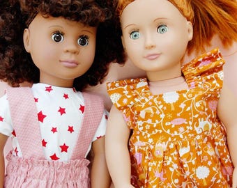 18" Doll Clothes Collection - 5 PDF Patterns in One!