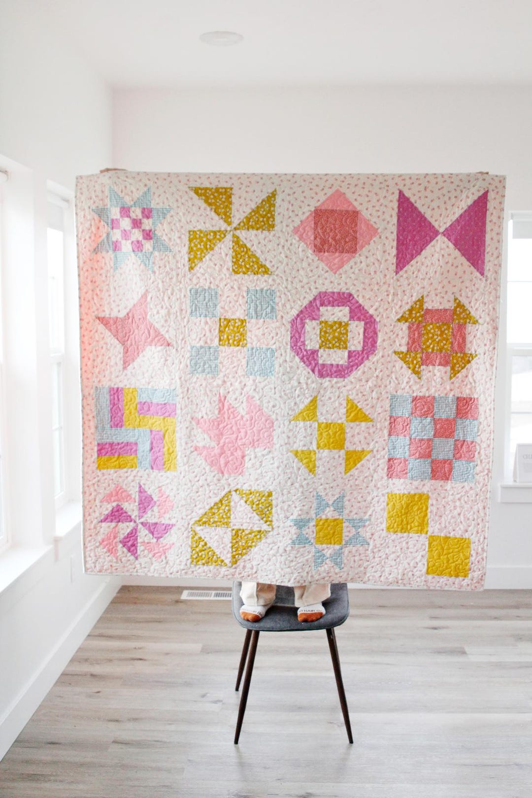 SIMPLE SAMPLER Quilt Pattern PDF - 16 Gorgeous Blocks! - Etsy