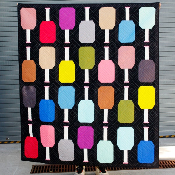 the PICKLEBALL Quilt PDF Pattern