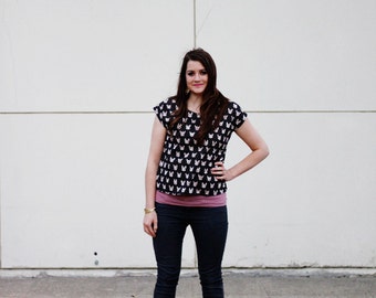 das ZIPPY Top und Crop Top Damen Schnittmuster PDF