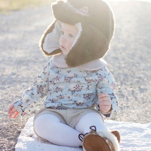ARCTIC TRAPPER hat PDF pattern kids size 18m to 8