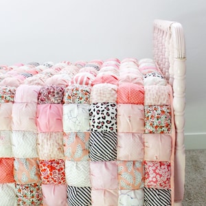 Puff Quilt Bubble Blanket PDF Pattern