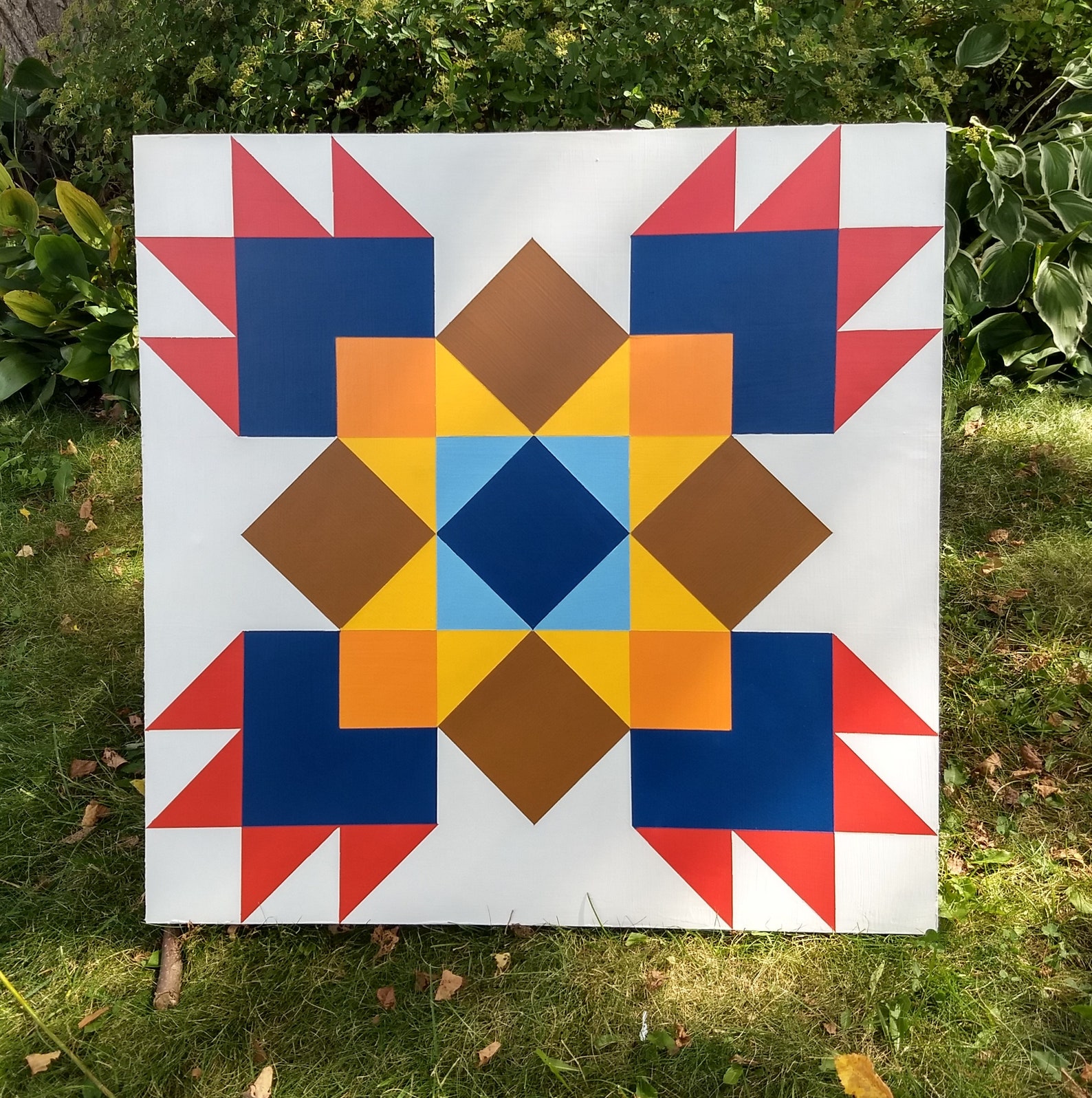 Custom Handpainted Quilt Blocks, Barn Quilts, Made to Order, 24