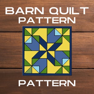 Barn Quilt Pattern,PDF, DIY, Instructions for Painting, Quilt Pattern, Quilt Design, Barn Star, Barn Painting, Water Wheel