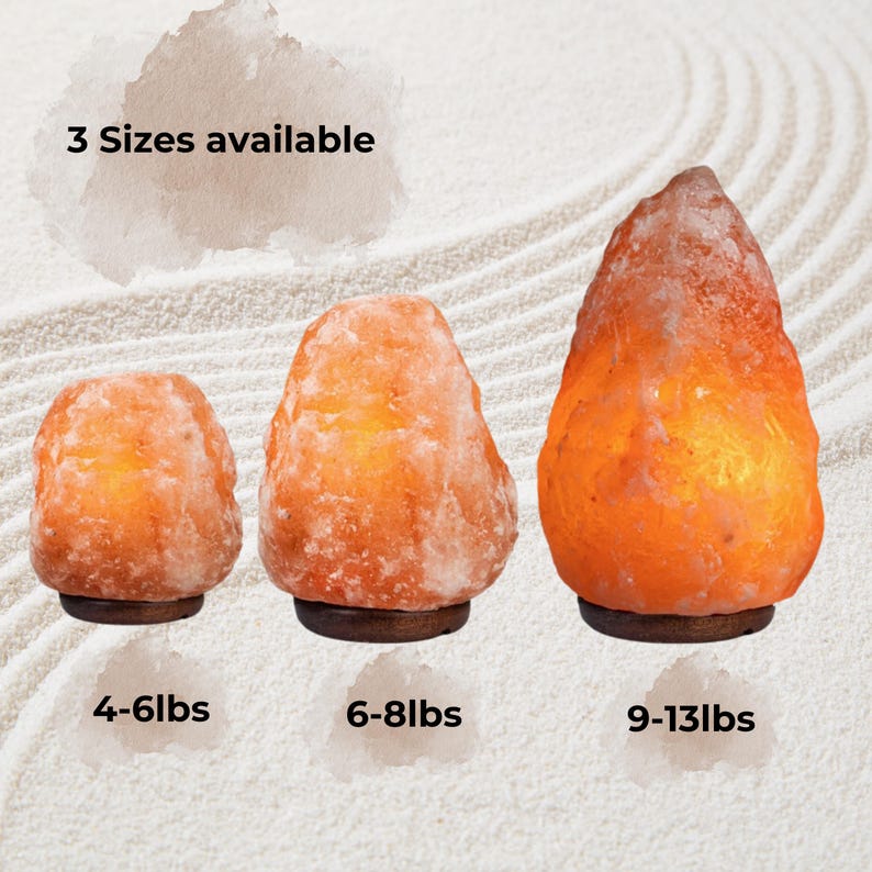 Himalayan Pink Salt Lamp glowing in a cozy living room, creating a warm and relaxing ambiance