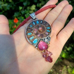 Bleeding Heart - collector pendant + necklace