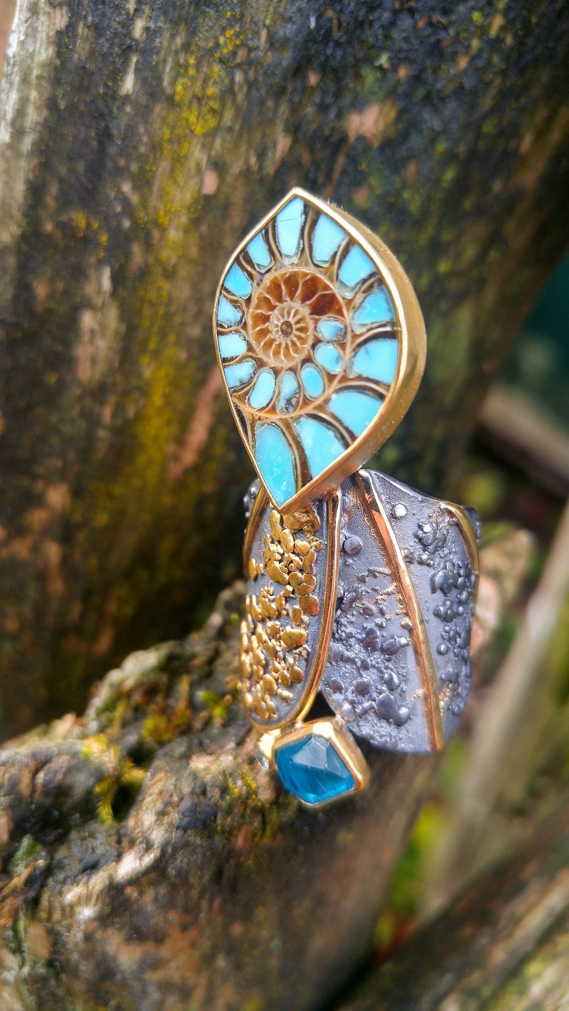 Circle Collector Statement Ring Etsy